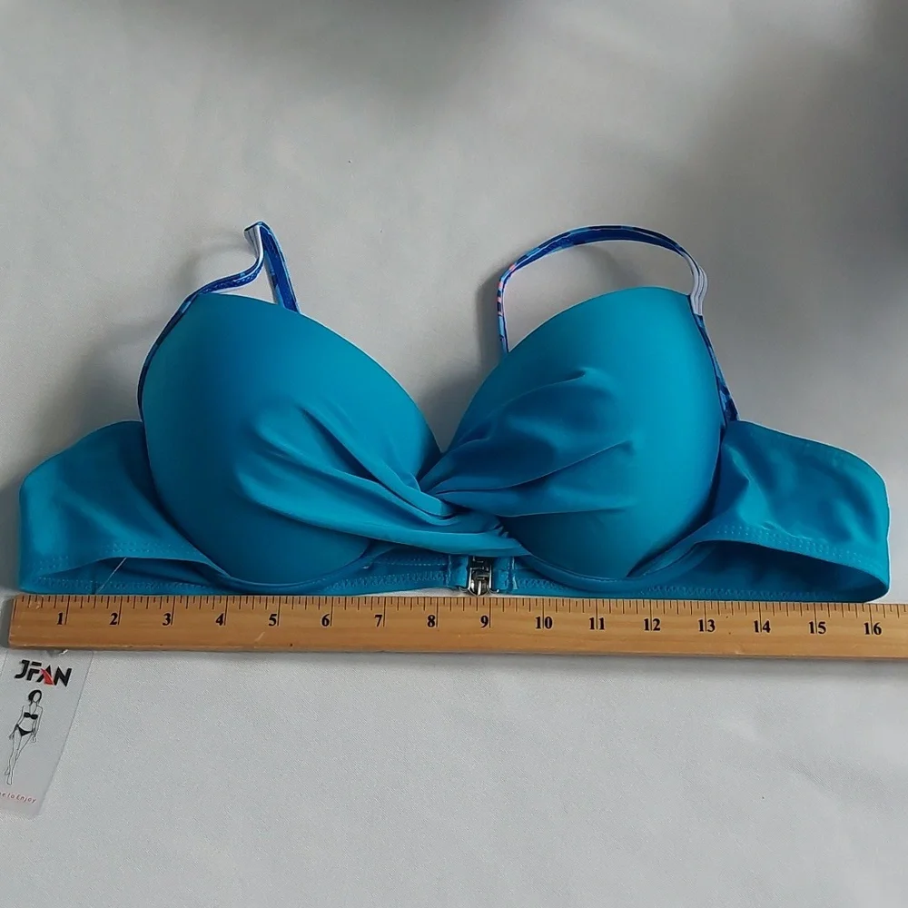 JFAN Women's Plus bikini set two piece  blue size‎ XXL